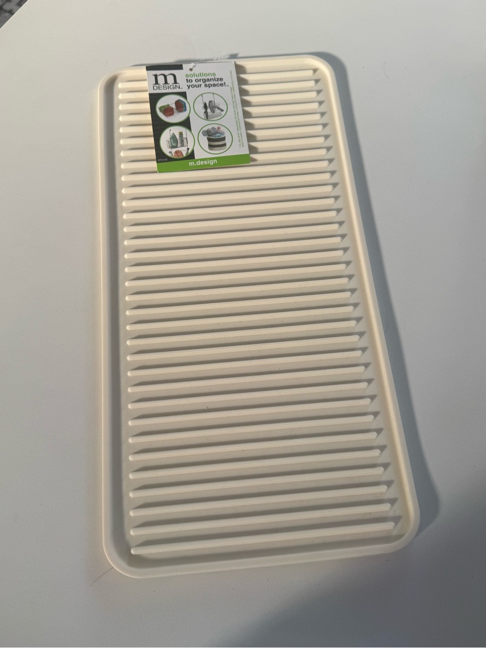 m Design Cream Silicone Drying Mat